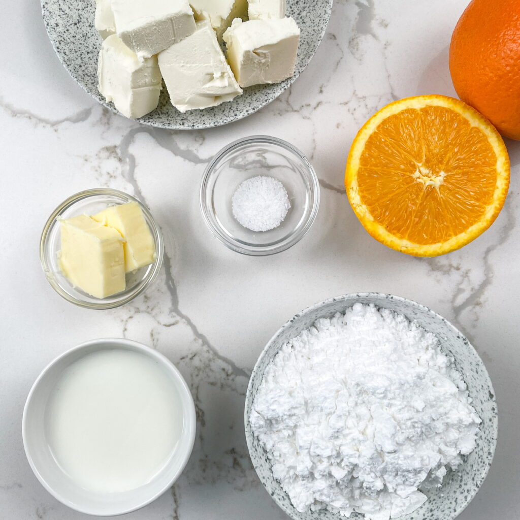 orange cream cheese glaze