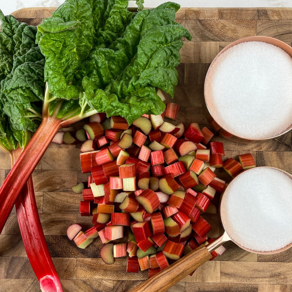 rhubarb simple syrup