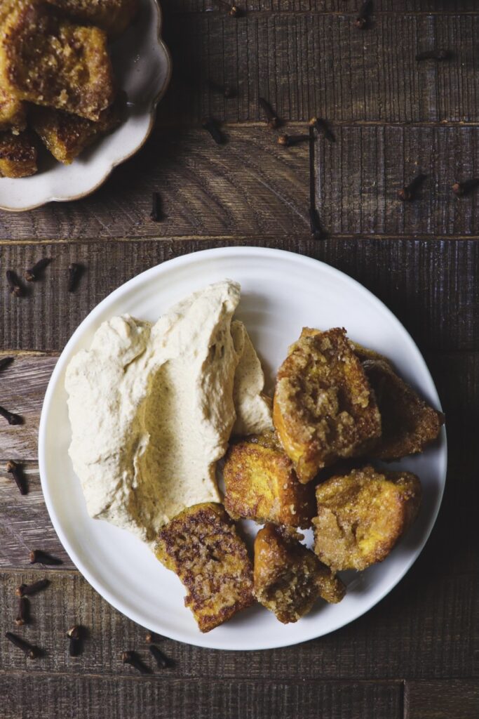 eibrot with whipped pumpkin mascarpone