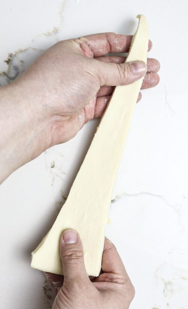 homemade croissants dough