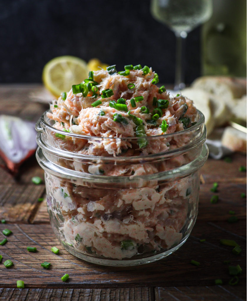 salmon rillettes