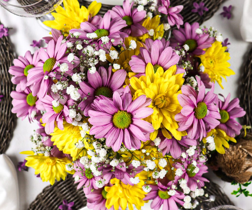 spring equinox tablescape