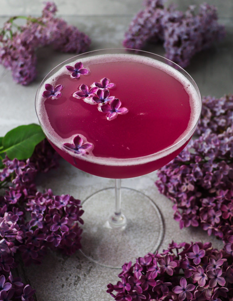 lilac cocktail