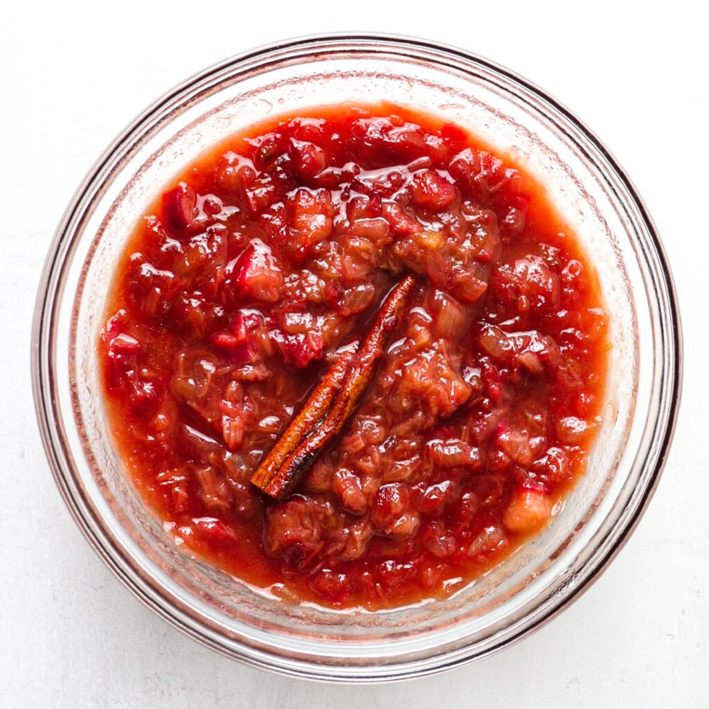 rhubarb appetizer