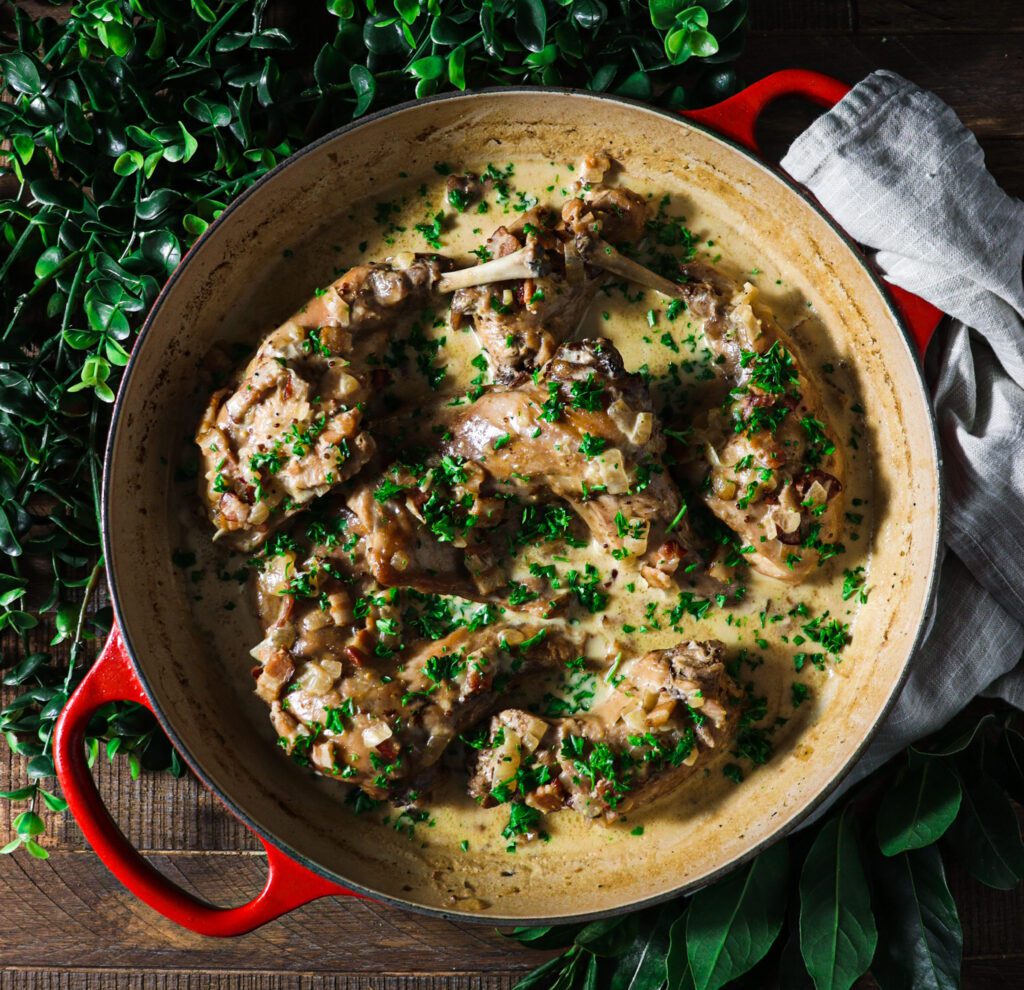 hobbit menu cider braised rabbit