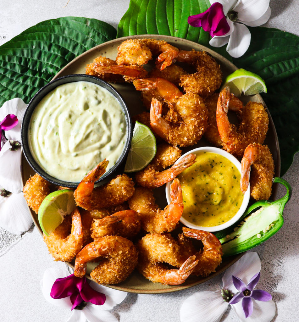 crispy prawn recipe with chili lime aioli
