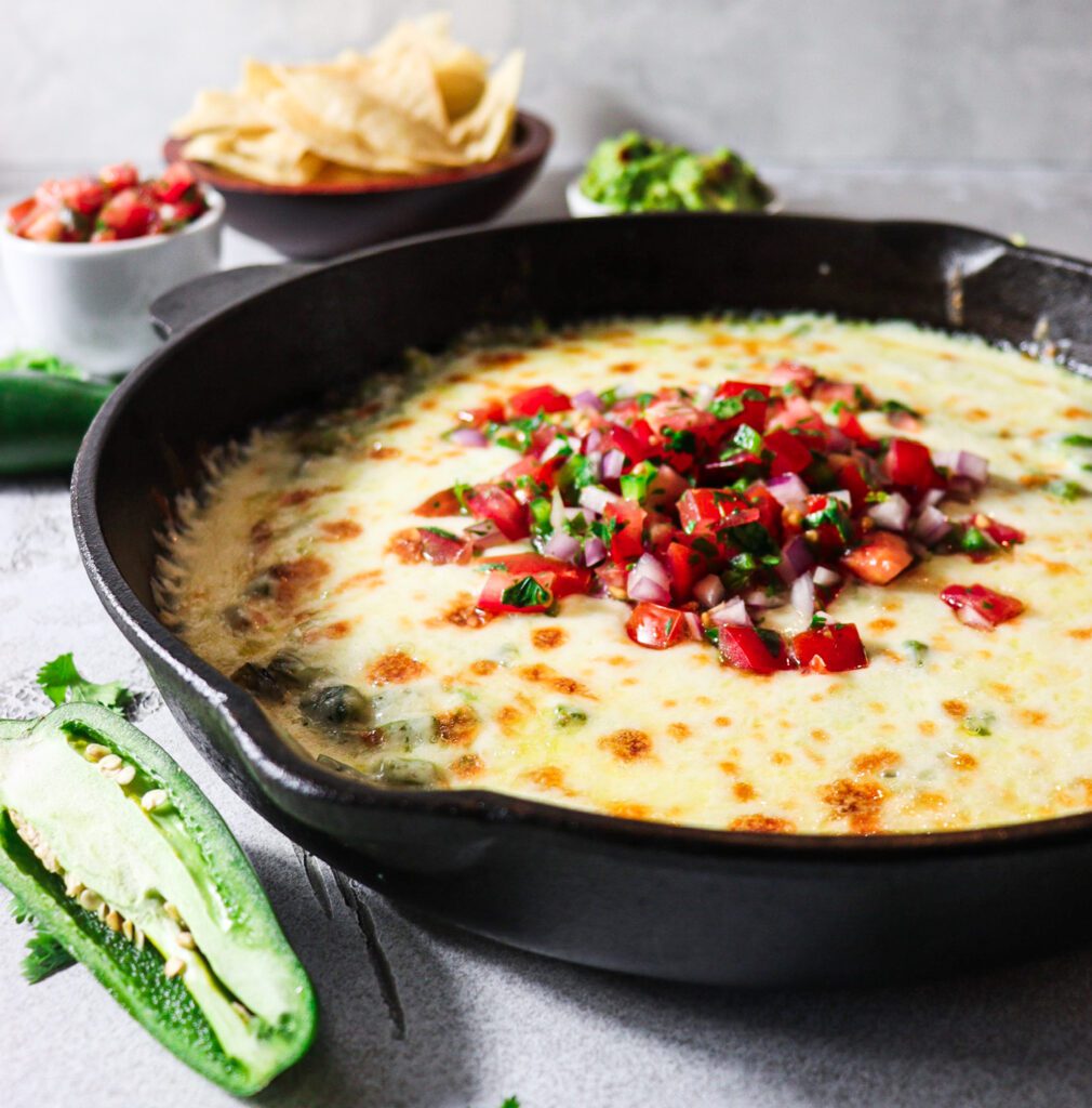 queso fundido recipe cast iron skillet