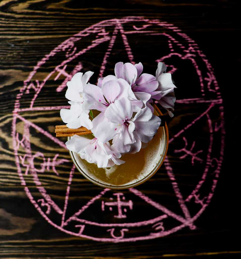 Katrina van Tassel's spell of protection 
apricot brandy cocktail