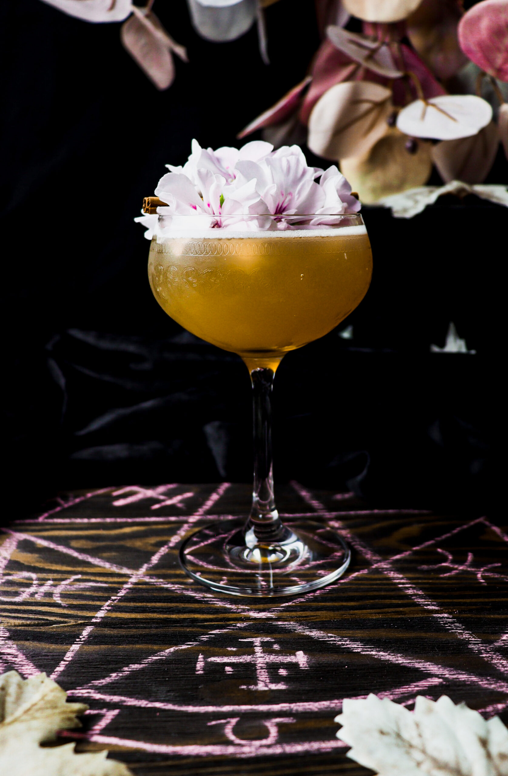 spiced apricot cocktail